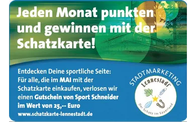 Monatsgewinnspiel Schatzkarte