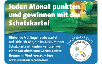 Monatsgewinnspiel Schatzkarte