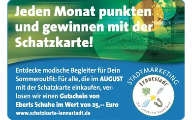 Monatsgewinnspiel Schatzkarte