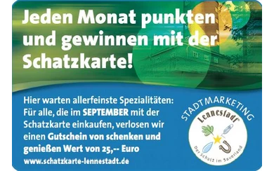 Monatsgewinnspiel Schatzkarte