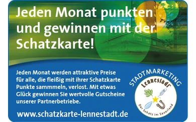 Monatsgewinnspiel Schatzkarte