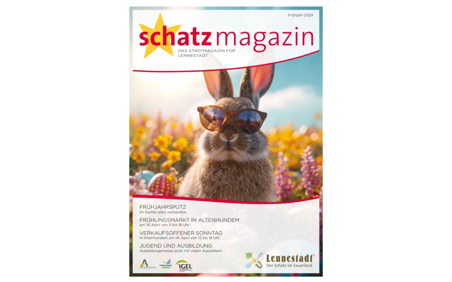 Cover Schatzmagazin Frühjahr 2024 Cover Schatzmagazin Frühjahr 2024