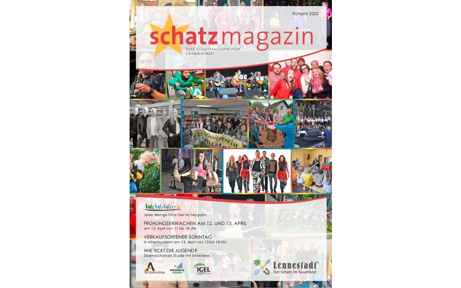 Cover Schatzmagazin Frühjahr 2025 Cover Schatzmagazin Frühjahr 2025