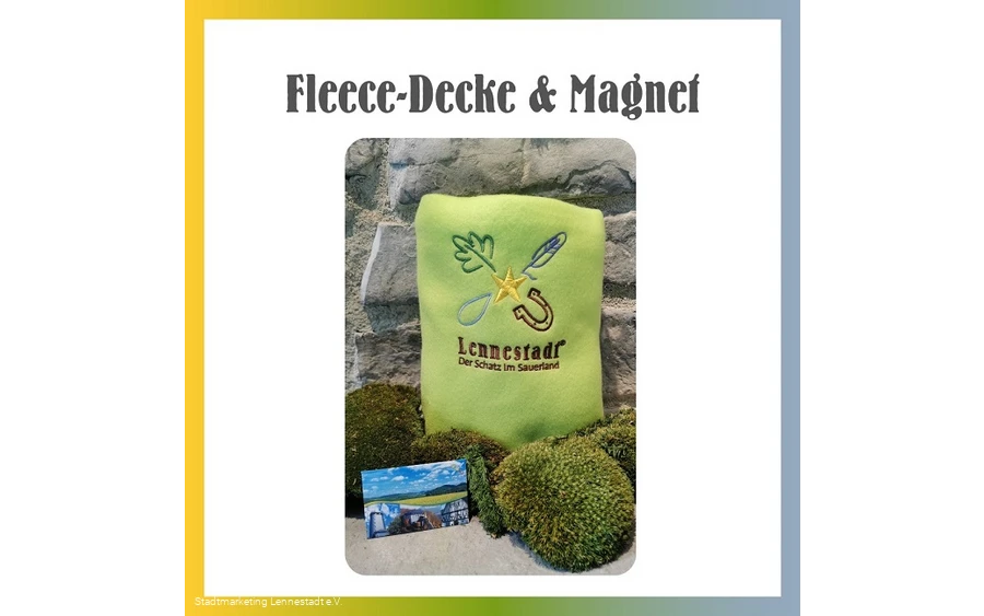 Fleece Decke & Magnete Fleece Decke & Magnete