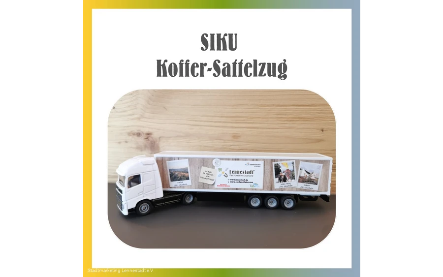 SIKU Koffer-Sattelzug