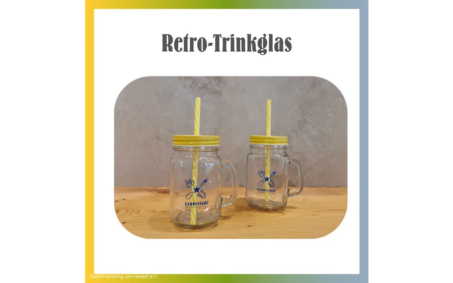Retro-Trinkglas Retro-Trinkglas