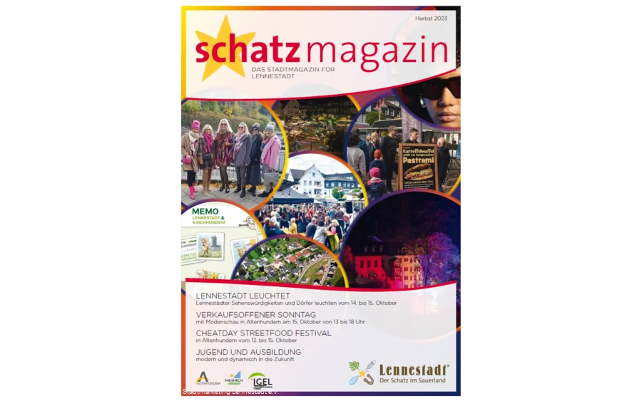 Cover Schatzmagazin Herbst 2023 Cover Schatzmagazin Herbst 2023