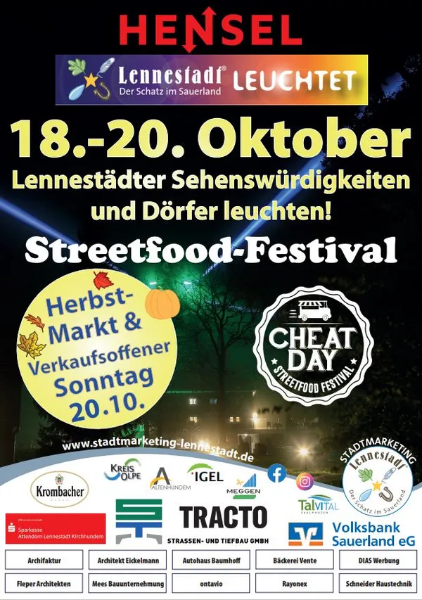 Plakat Lennestadt Leuchtet 2024
