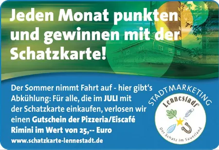 Monatsgewinnspiel Schatzkarte
