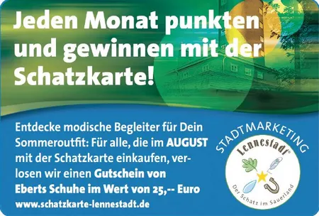 Monatsgewinnspiel Schatzkarte