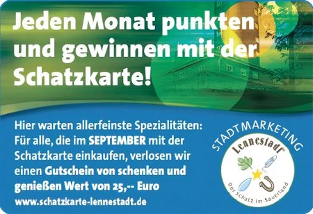 Monatsgewinnspiel Schatzkarte