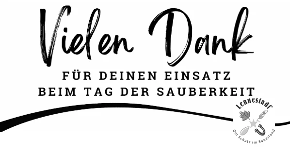 Dankesch&ouml;n Tag der Sauberkeit