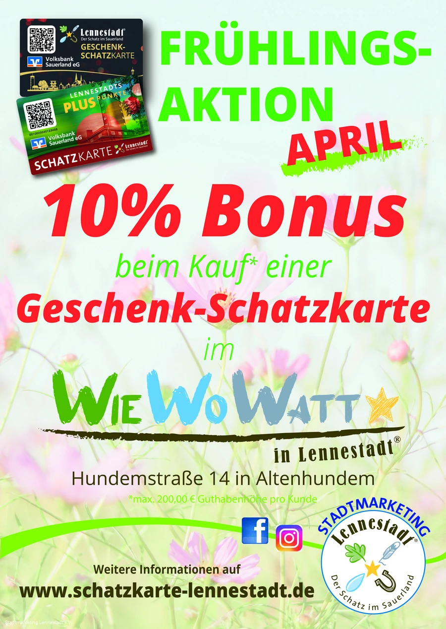 Fr&uuml;hjahrsgewinnspiel
