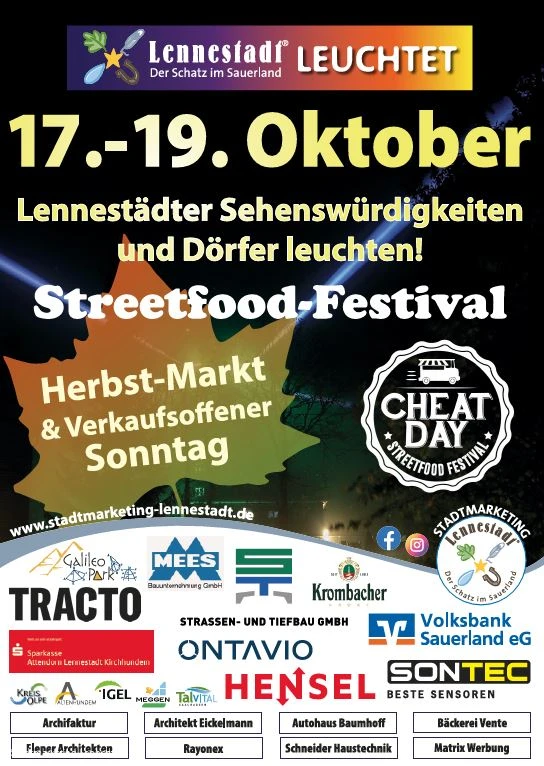 Plakat Lennestadt Leuchtet