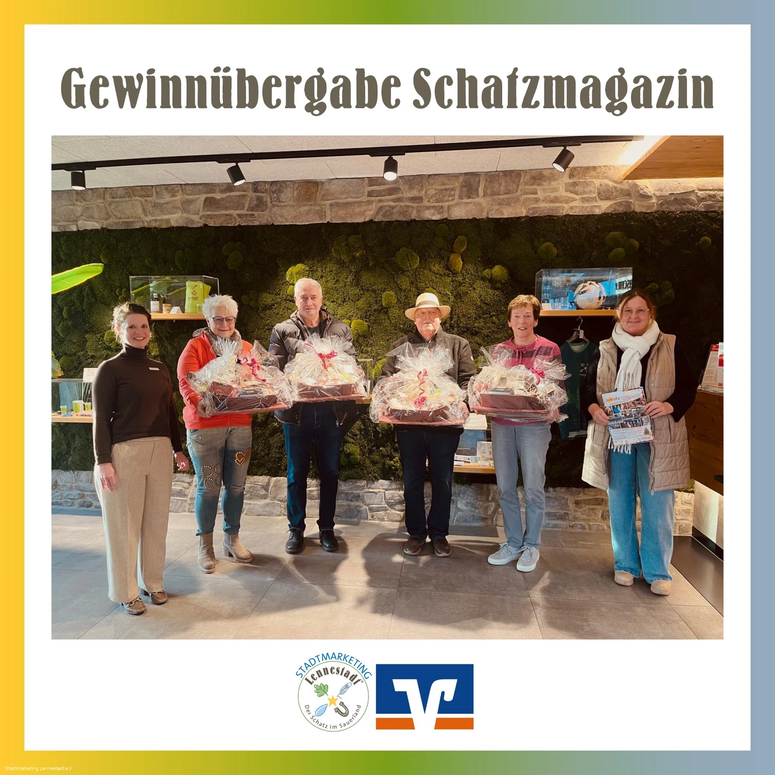 Präsentkorbübergabe