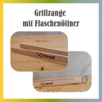 Grillzange mit Flaschenöffner